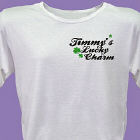 Lucky Charm Personalized Scoop Neck T-shirt